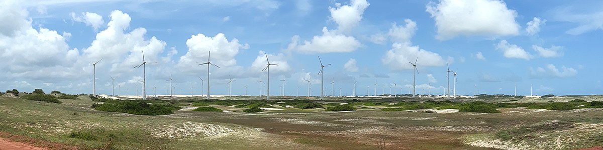 torres de energia eólica Parque Eólico Rio do Fogo Rio Grande do