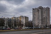 English: Partyzanski avenue. Minsk, Belarus Беларуская: Партызанскі праспект. Мінск, Беларусь Русский: Партизанский проспект. Минск, Беларусь