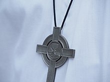 Pectoral Cross of the Order of St. Luke worn by a novice Pectoral Cross, Order of St. Luke.jpg