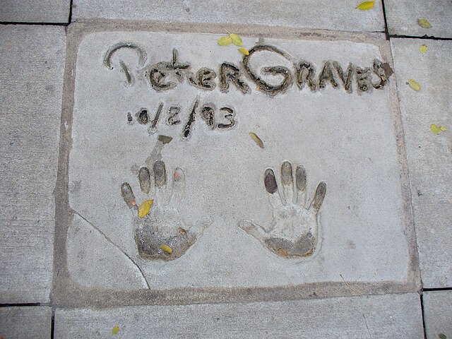 Peter Graves (huellas de manos)