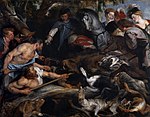 『猪狩り』1615年-1616年頃 マルセイユ美術館所蔵