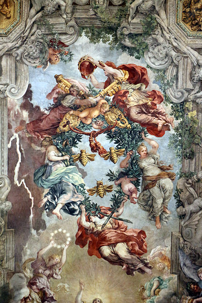 File:Pietro da cortona, Trionfo della Divina Provvidenza, 1632-39, trionfo 02.JPG