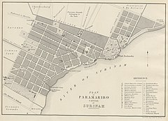 Paramaribo around 1876.