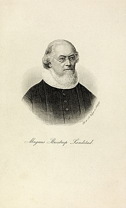 Portrait of Magnus Brostrup Landstad