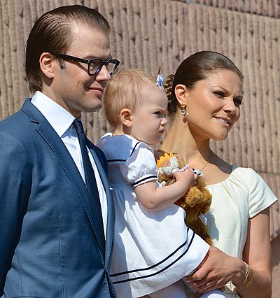 Victoria, Estelle och prins Daniel