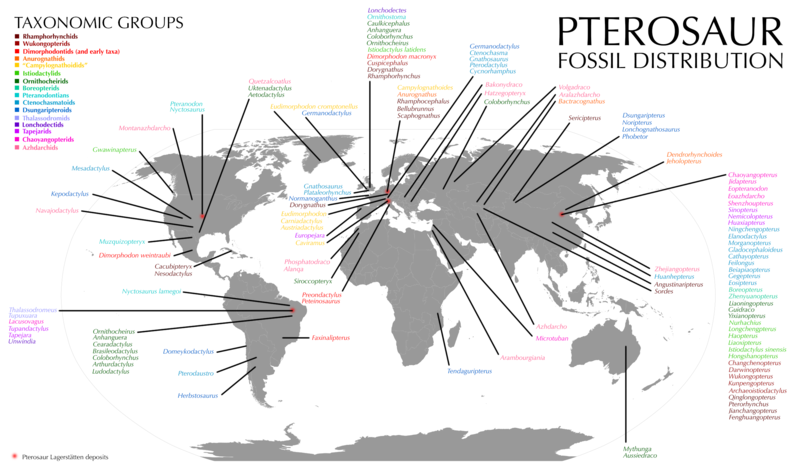 File:Pterosaur Fossil Distribution Map.png