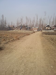 Purni Suder Shah Village in Jammu and Kashmir, India