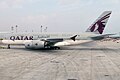 Qatar Airways, Airbus A380, di Lapangan Terbang Antarabangsa Hamad
