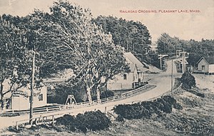 Railroad Crossing, Pleasant Lake, Mass. - No. 80201.jpg