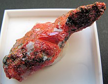 Realgar - Getchell Mine, Nevada, USA.JPG