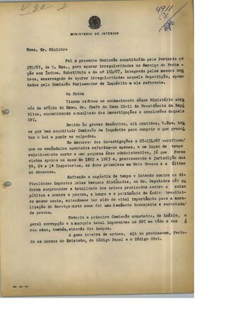 <span class="mw-page-title-main">Figueiredo Report</span> 1967 Brazilian government report