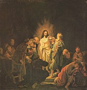 Rembrandt, La incredulidad de santo Tomás