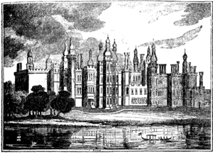 Richmond Palace, såsom Henrik VII lät bygga det.