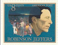 Robinson Jeffers U.S. postage stamp – 1973