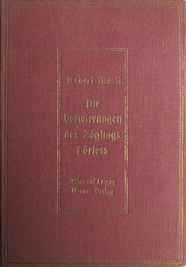 Robert Musil - Die Verwirrungen des Zöglings Törleß, 1906.jpg