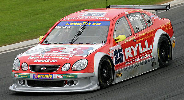 A V8Star Series car with the silhouette resembling a Lexus GS