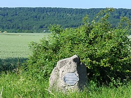Спомен-камен за 30-годишнината од обединувањето на општините Хојерсхаузен, Либрехцен и Рот