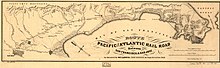 A map of the San Francisco Bay coastline including hills, streams, and roads, and showing the communities from left to right of San Jose, Santa Clara, Alviso, Mezesville, San Francisco