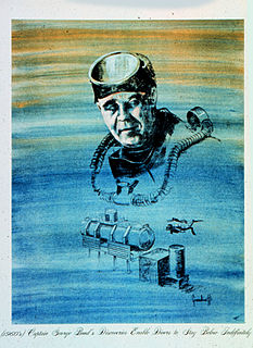 George F. Bond US Navy physician and diving medicine and saturation diving researcher