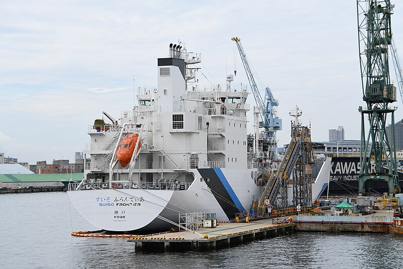 File:SUISO FRONTIER right rear view at Kawasaki Heavy Industries Kobe Shipyard October 18, 2020 02.jpg