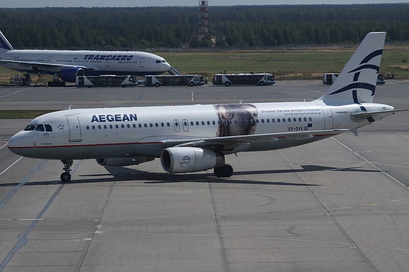 File:SX-DVV Airbus A320 Aegean in Discover the new Acropolis Museum C-s (7955306610).jpg