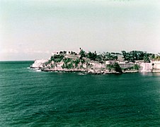 San Juan Puerto Rico February 1975 - Peninsula from Sea.jpg