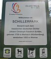 Schillerpark sign