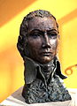 bronza busto en la Hunsrück-muzeo Simmern, skulptistino: Jutta Reiss