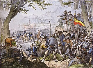 <span class="mw-page-title-main">Hecker uprising</span> Early uprising within the 1848 German March Revolution attempting for system change in Baden
