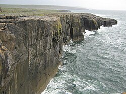 Sea cliffs near Ailladie - geograph.org.uk - 1342633.jpg