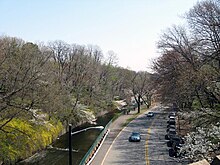 Gorge at north end of Branch Brook Park