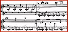 S. Prokofjev (1891-1953) 6. szonáta – III. rész, epizód – 2. p.