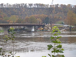 Sergeant Carl F. Curran II Bridge under construction.jpg