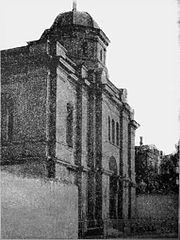 Hlavní sborová synagoga v Sevastopolu.  Začátek XX století.