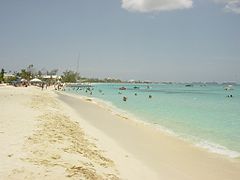 Playa Seven Miles en Gran Caimán, Islas Caimán.