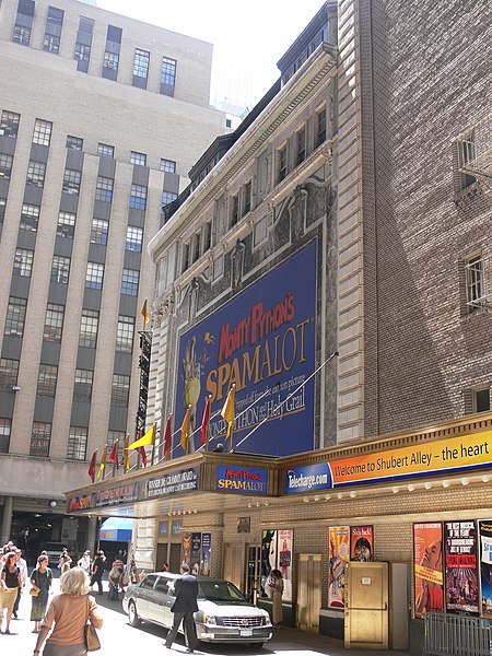 File:Shubert Theatre NYC from Shubert Alley.jpg