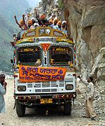 Sikhpilger auf dem Weg nach Manikaran
