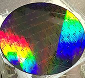 Silicon photonics 300 mm wafer Silicon Photonics 300mm wafer.JPG