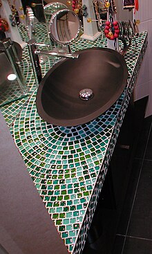 Sink - bathroom - mosaic glass.jpg