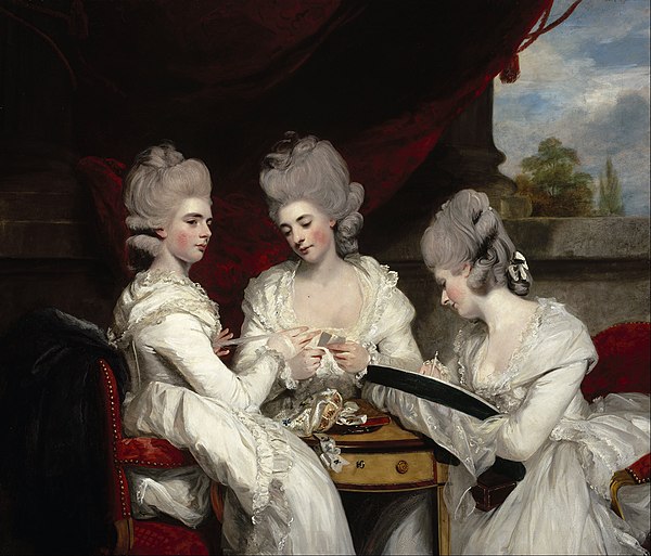 The Ladies Waldegrave, by Joshua Reynolds, 1770–80