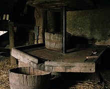 A Traditional Cider Press Smith Hayne Farm's cider press - geograph.org.uk - 244787.jpg