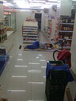Snoozing at the Convenience Store (2706781132)
