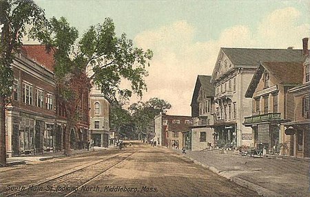 South Main Street, Looking North, Middleborough, MA.jpg