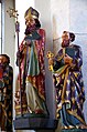 St. Nikolaus als Schutzpatron am rechten Chorpfeiler