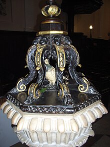 St Clement, Eastcheap: the font cover in May 2008 St Clement Eastcheap (font cover).JPG