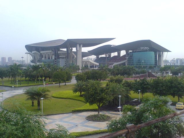 The host venue for the championships – the Guangdong Olympic Stadium