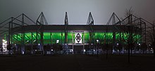 Außenansicht der Südseite des Borussia-Parks