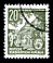 Stamps GDR, Fuenfjahrplan, 20 Pfennig, Buchdruck 1953, 1957.jpg