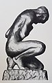Naken statyett eller Fästingen (1911), statyett i brons.