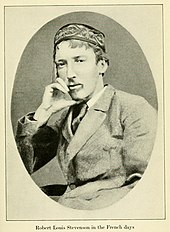 Stevenson at age 26 in 1876 at Barbizon, France Stevenson at Barbizon in 1876.jpg